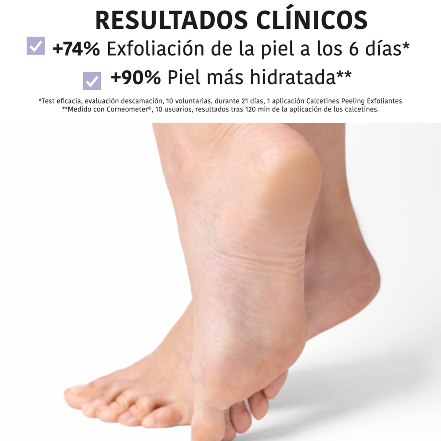 Chaussettes Peeling et Exfoliantes à l'Acide Glycolique