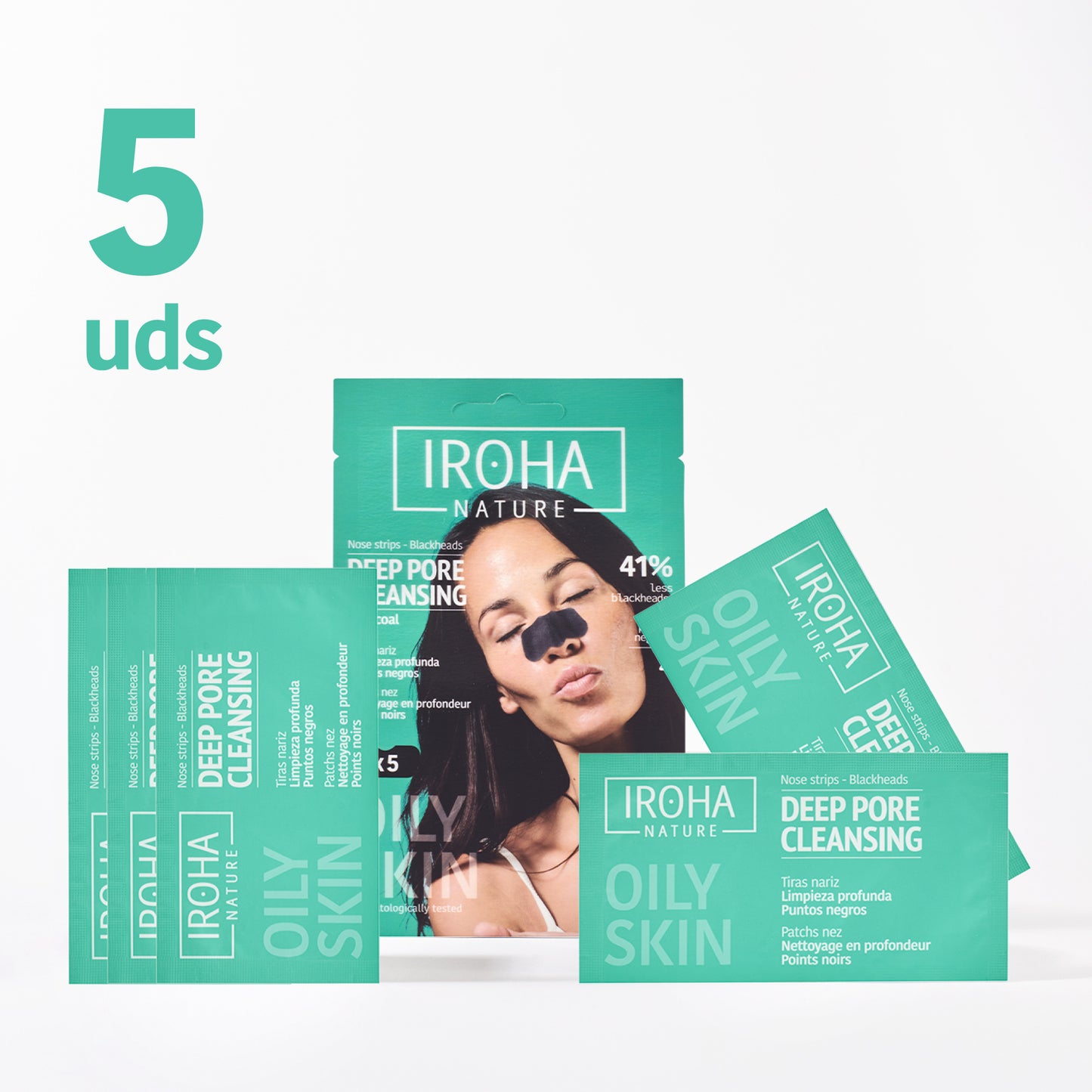 Bandes Nez Points Noirs au Charbon
