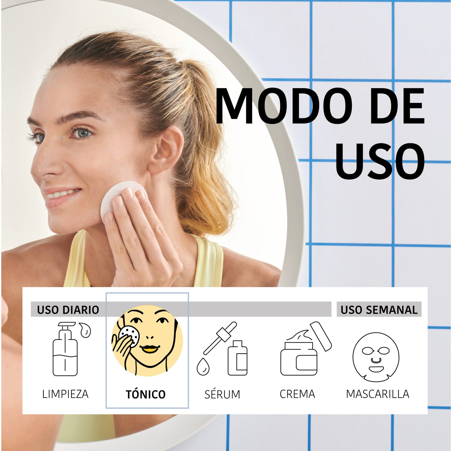Disques Toniques Exfoliants et Illuminateurs à l'Acide Glycolique