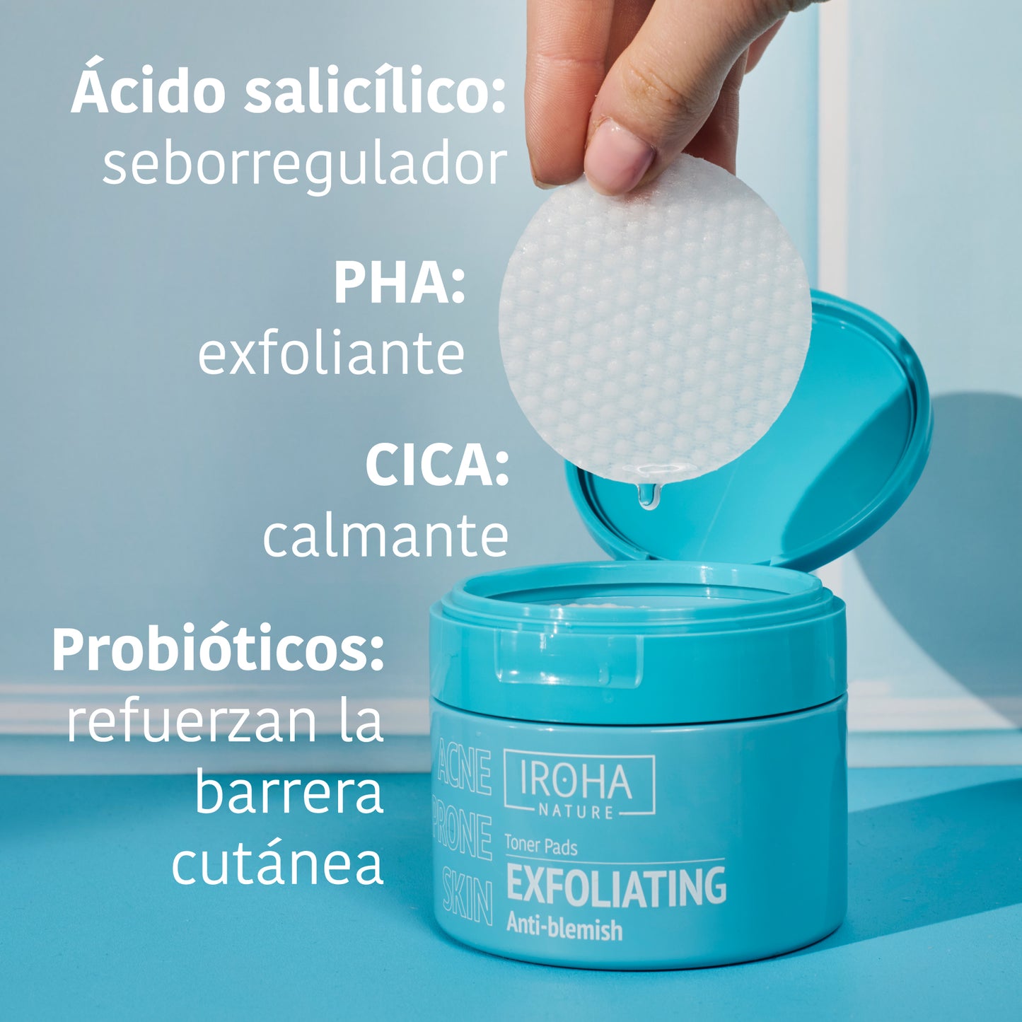 Disques toniques exfoliants - Acné