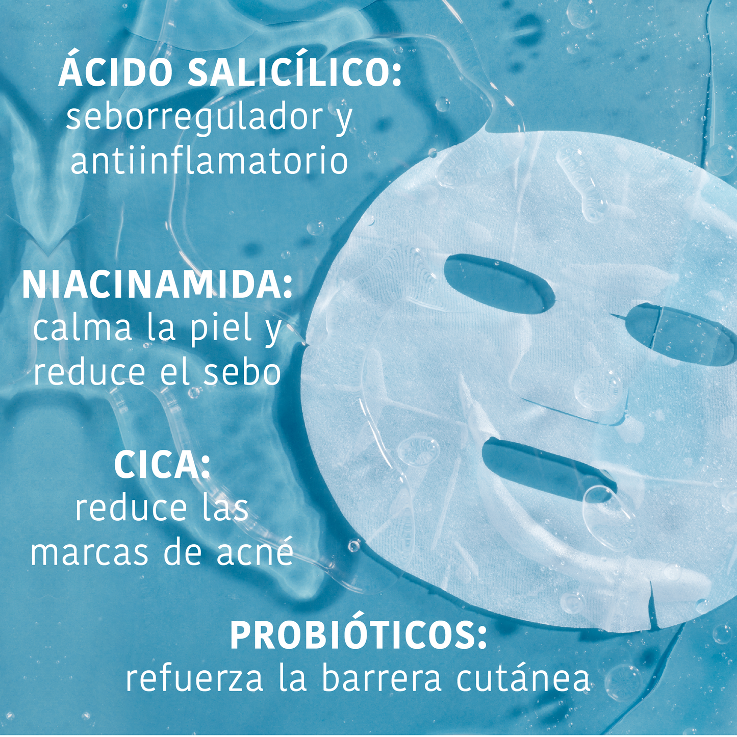 Masque anti-imperfections à l'acide salicylique