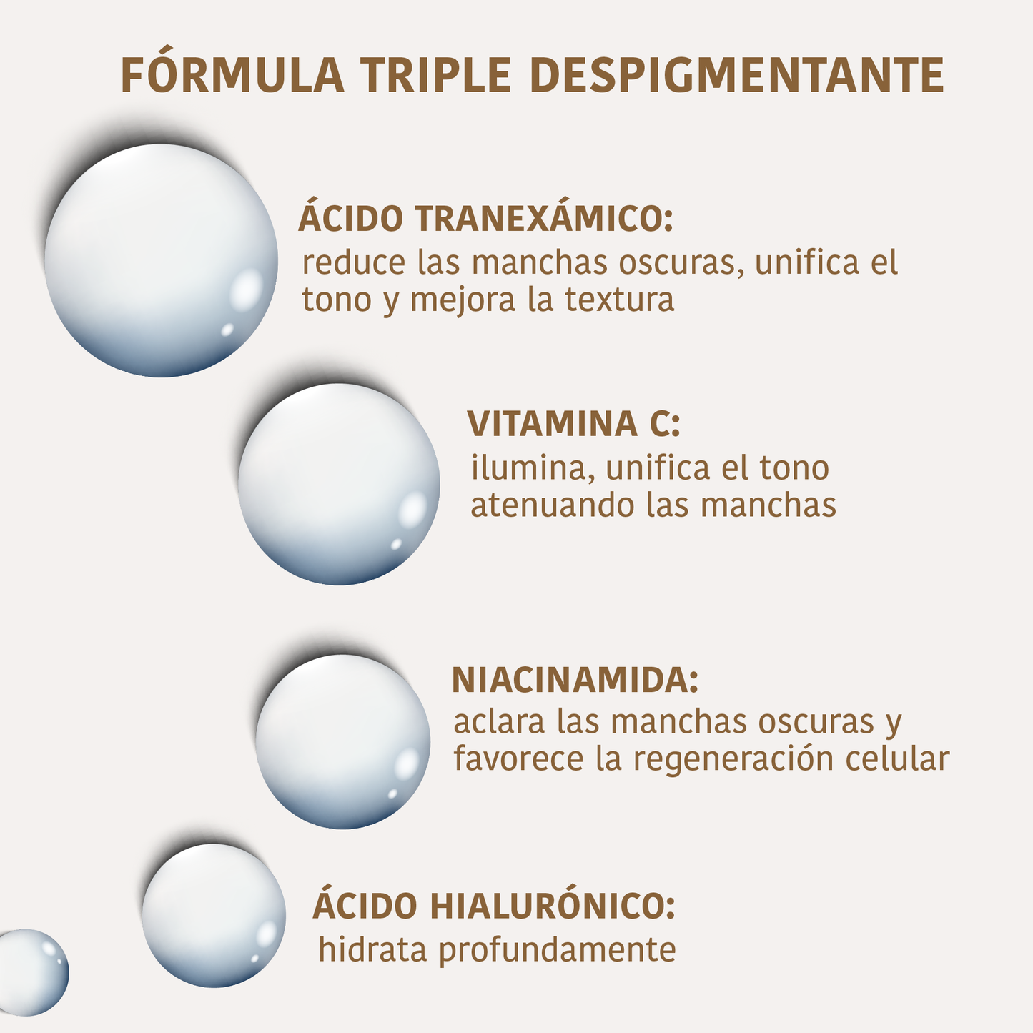 Masque anti-taches à l'acide tranexamique
