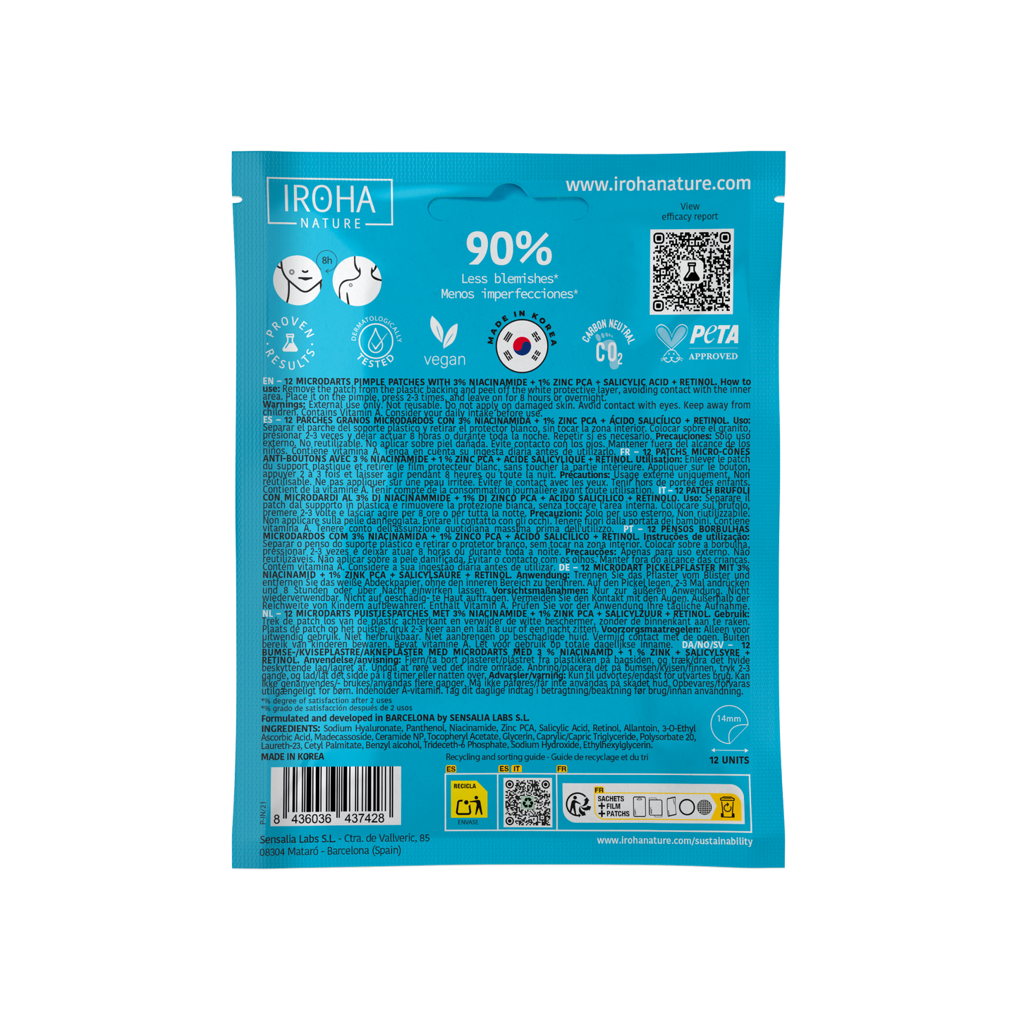 Patchs Boutons Micro-dards à l’Acide Salicylique