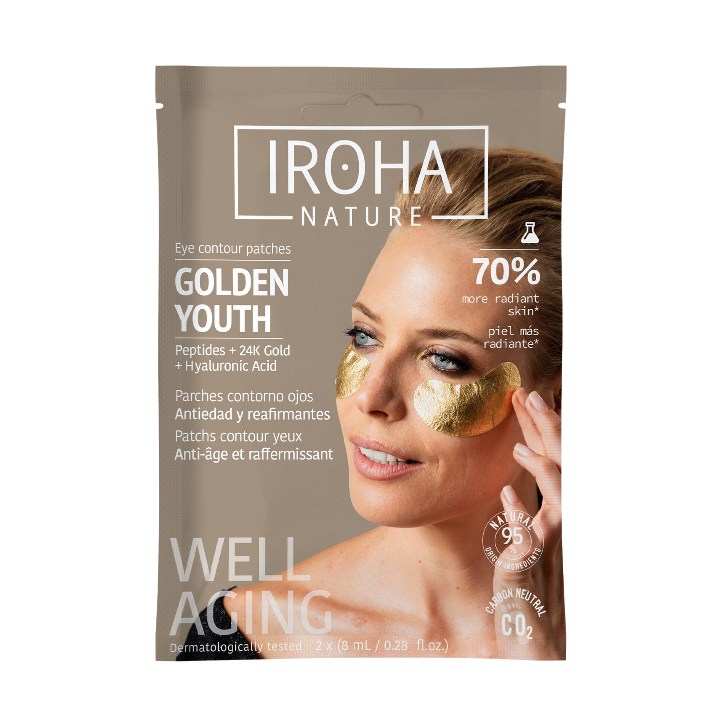 Patchs contour des yeux anti-âge GOLD + Peptides