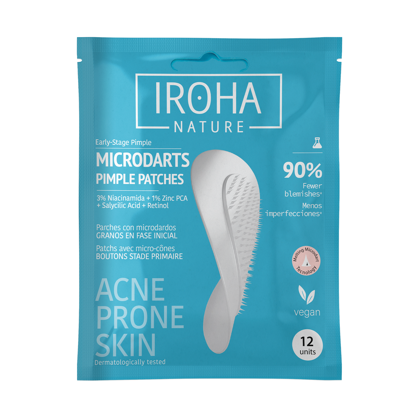 Patchs boutons à micro-dards à l’Acide Salicylique