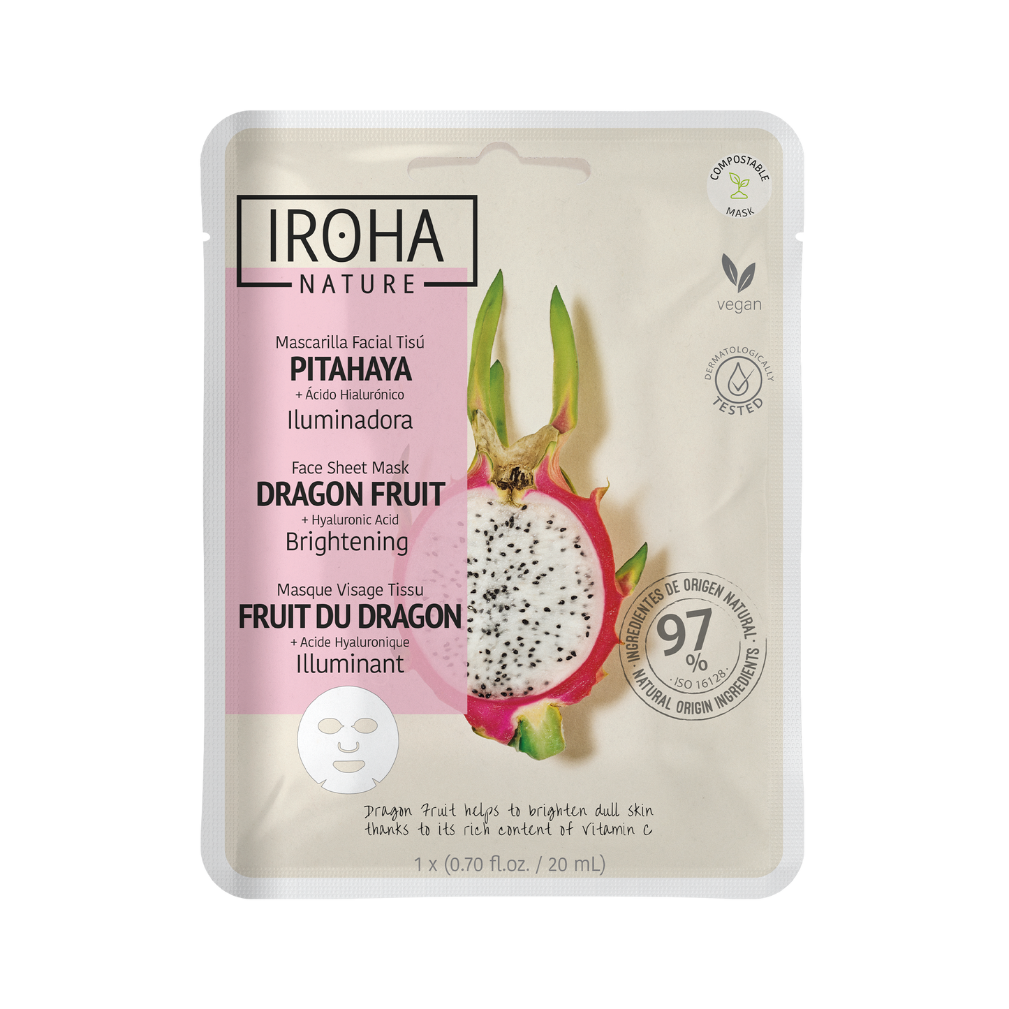 Masque Illuminateur au Fruit du Dragon
