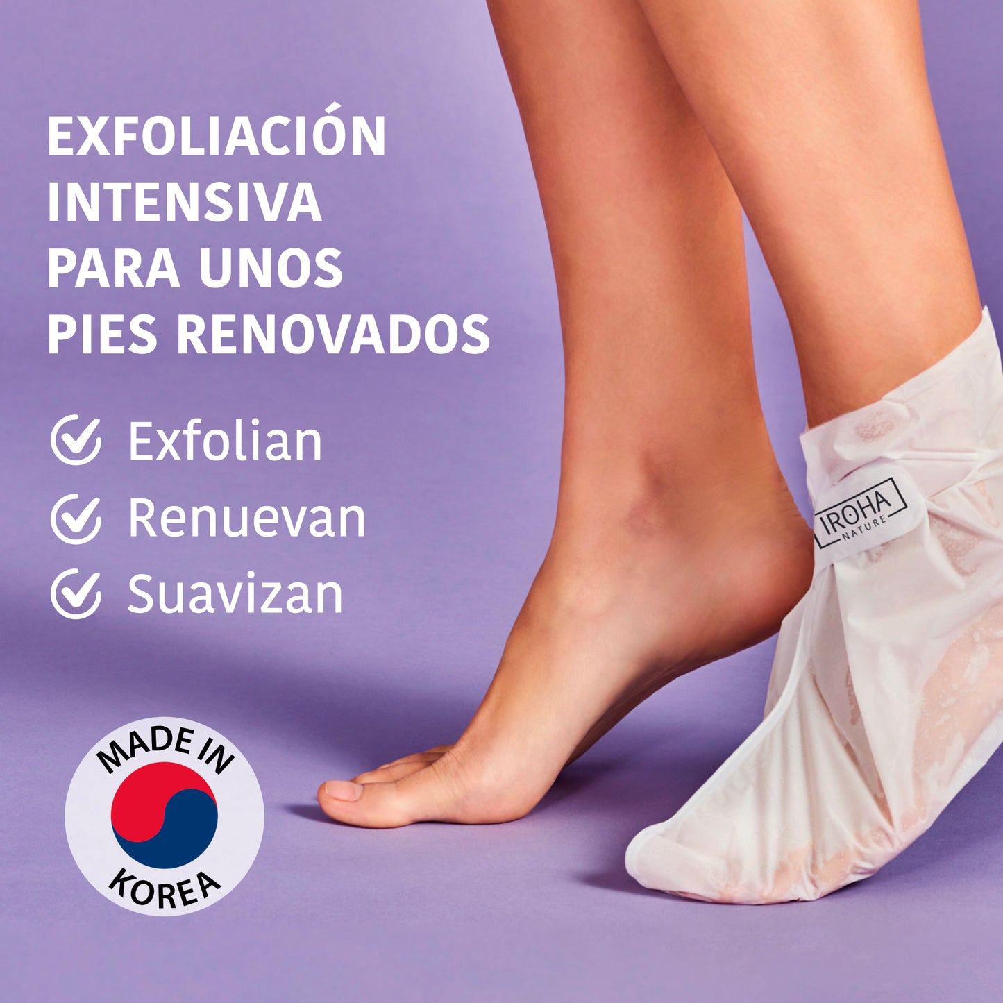Chaussettes Peeling et Exfoliantes à l'Acide Glycolique