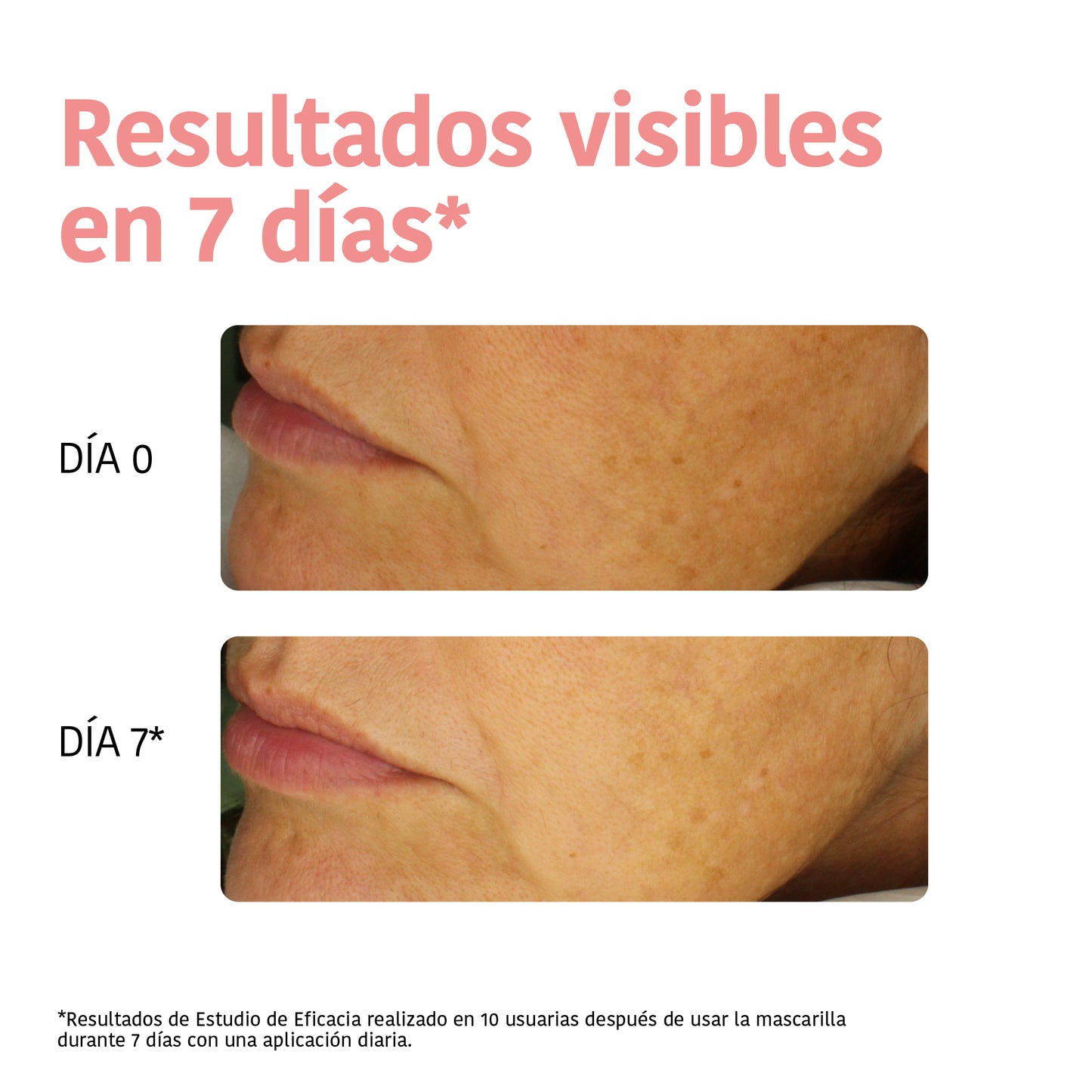 Masque illuminateur à la vitamine C