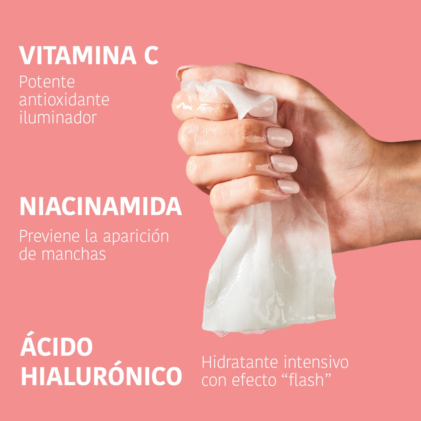 Masque illuminateur à la vitamine C