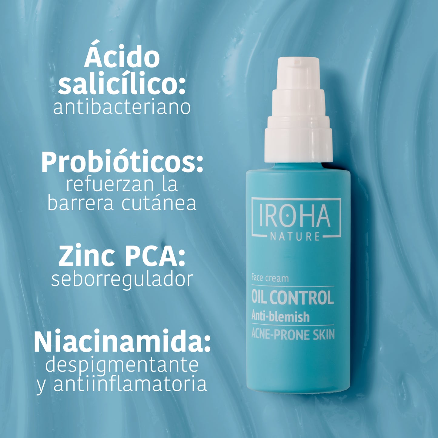 Crème anti-sébum - Acné