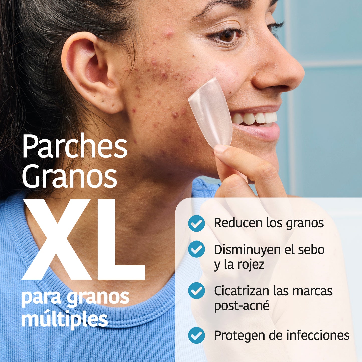 Patchs XL pour les boutons - Acide salicylique