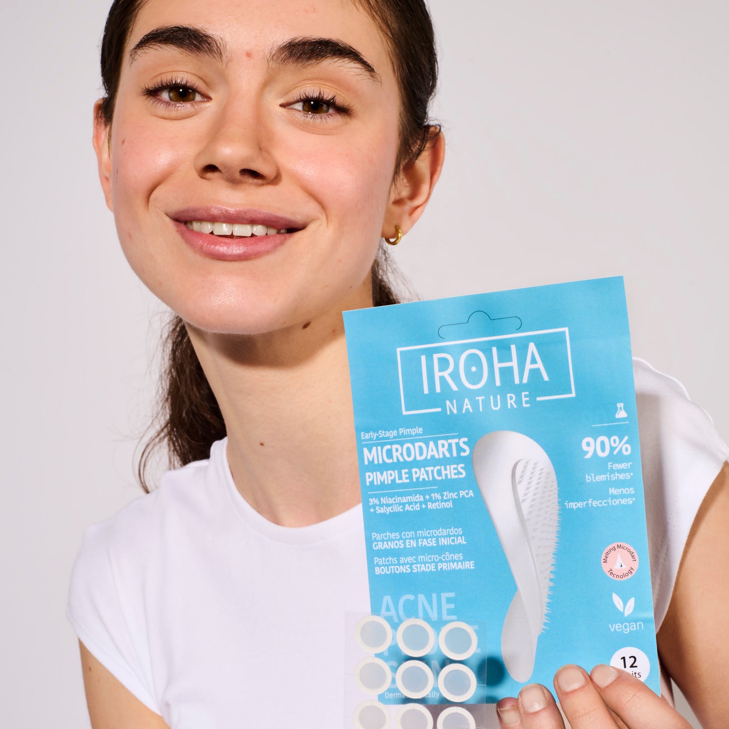 Patchs boutons à micro-dards à l’Acide Salicylique