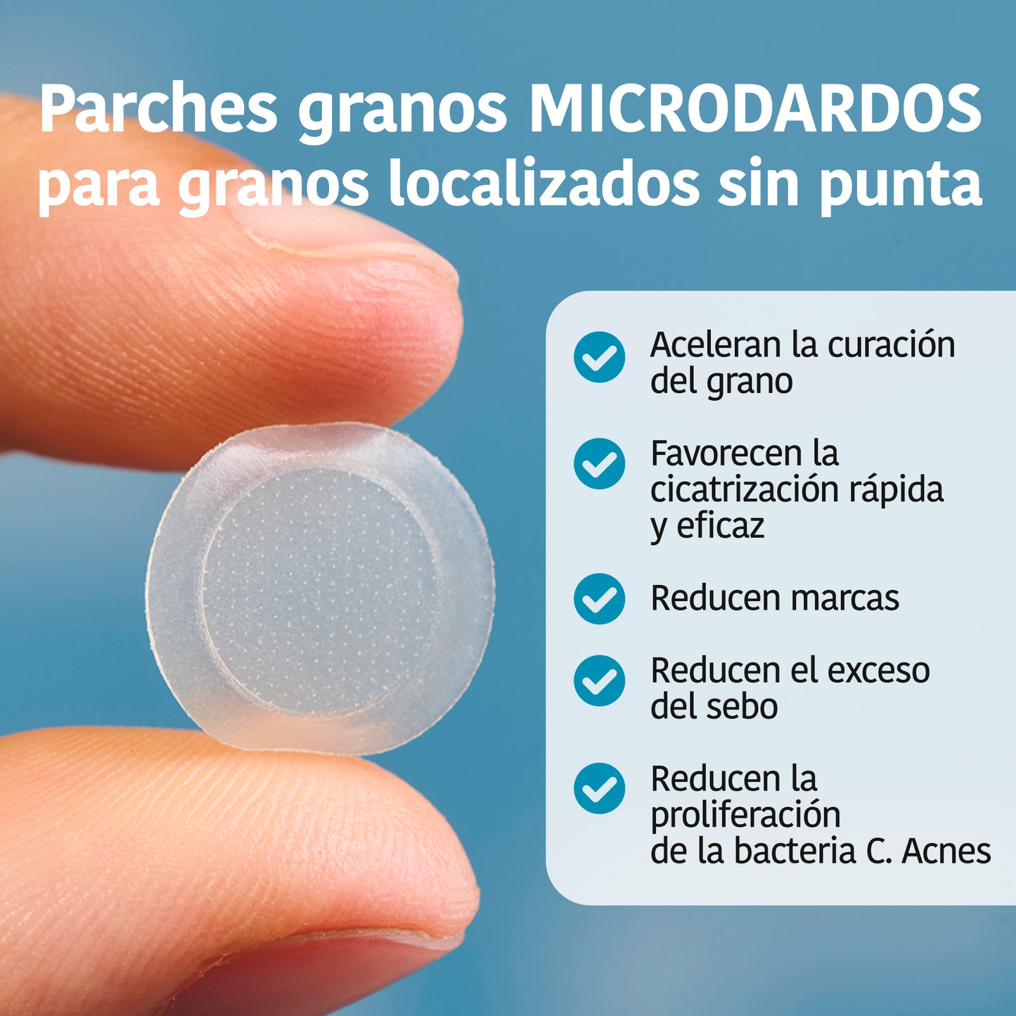 Patchs boutons à micro-dards à l’Acide Salicylique