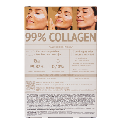 Patchs pour les Yeux 99 % Collagène