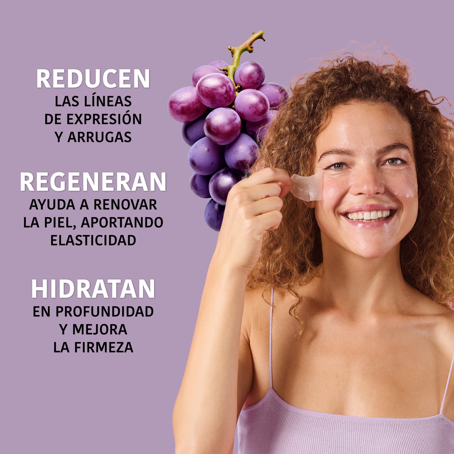 Parches Ojos Uva Antiedad