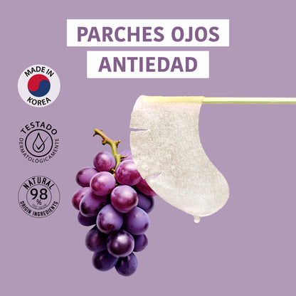 Parches Ojos Uva Antiedad