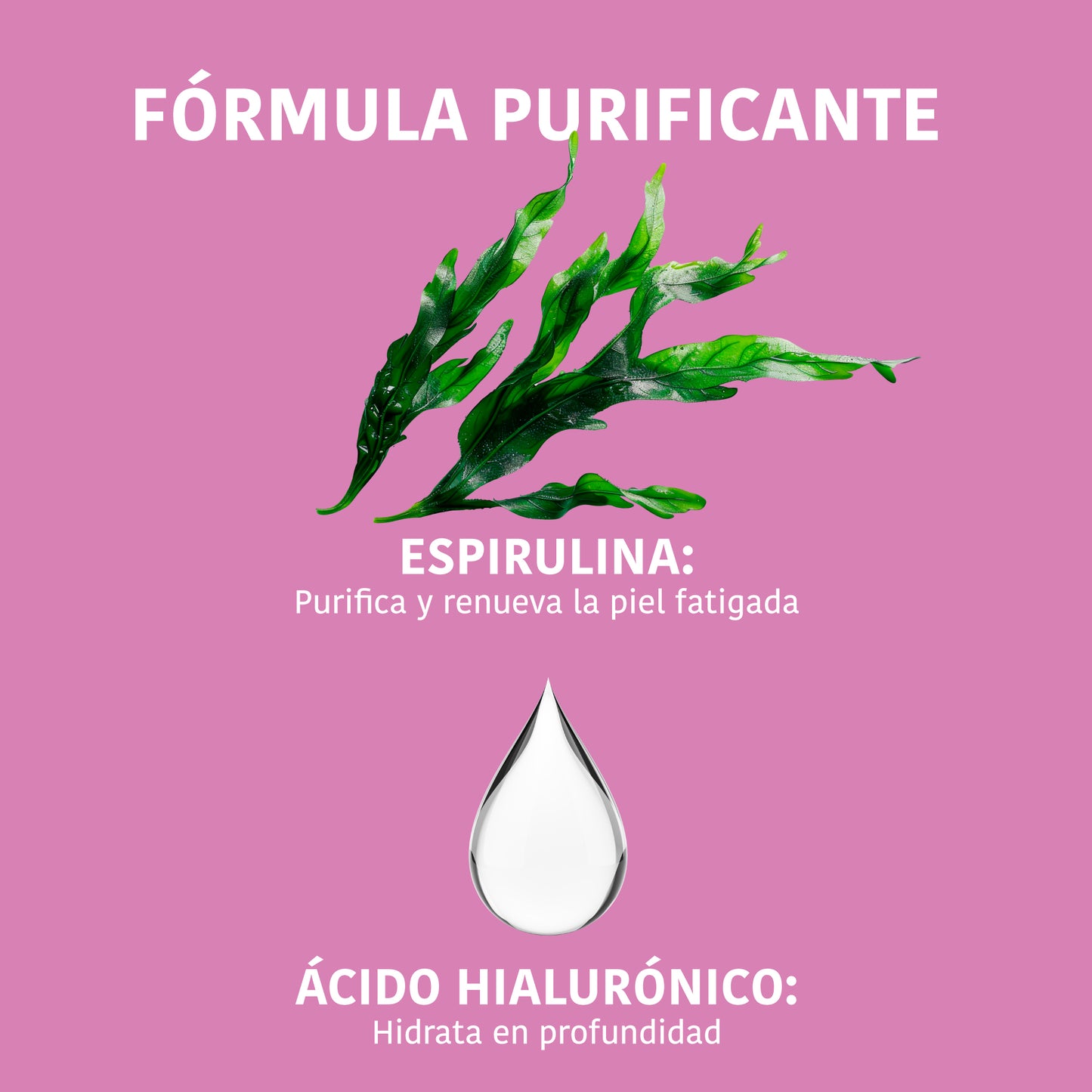 Mascarilla POST WORKOUT Purificante con Espirulina