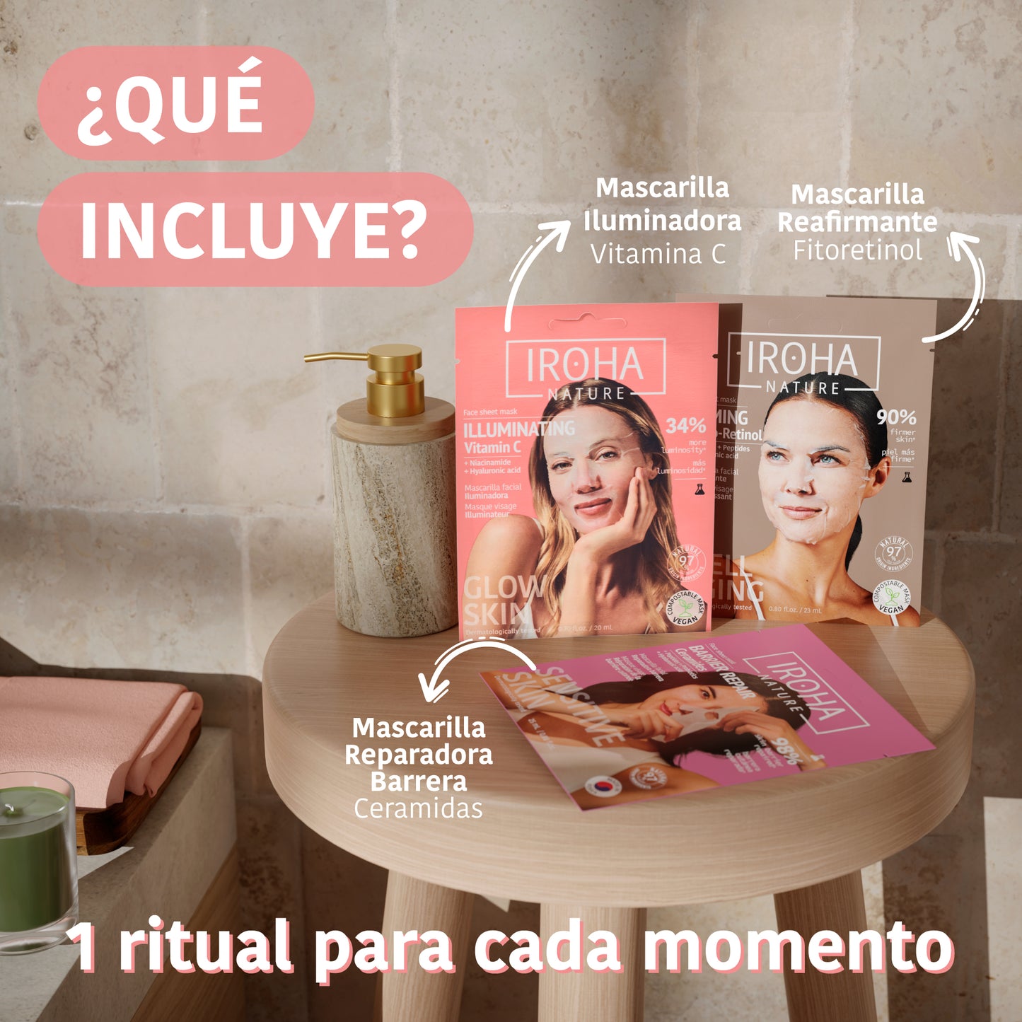 Lot MASK PARTY – Kit 3 Masques en Tissu