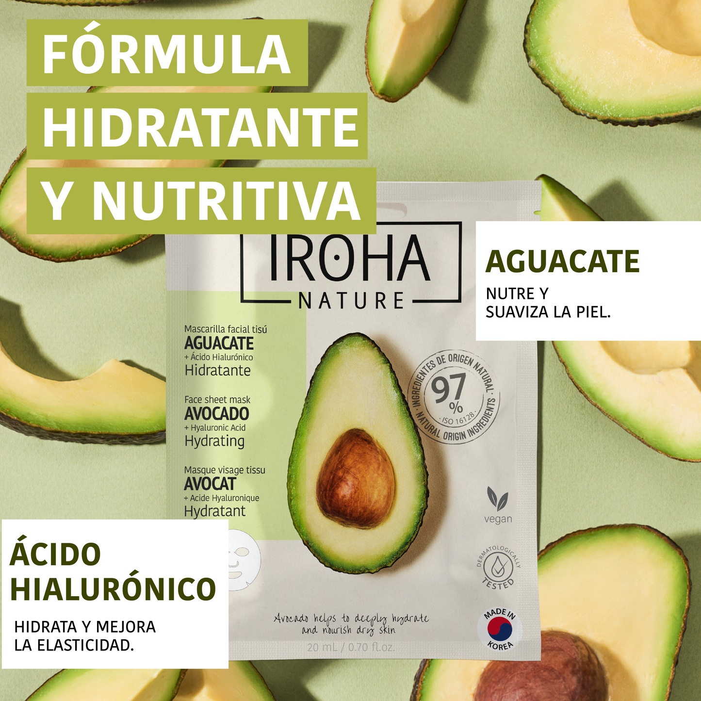 Masque Hydratant à l'Avocat