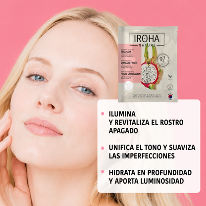 Mascarilla Iluminadora con Pitahaya