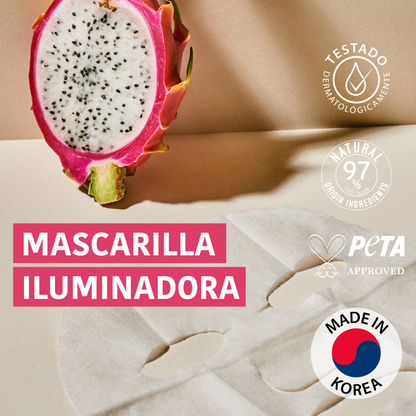 Mascarilla Iluminadora con Pitahaya