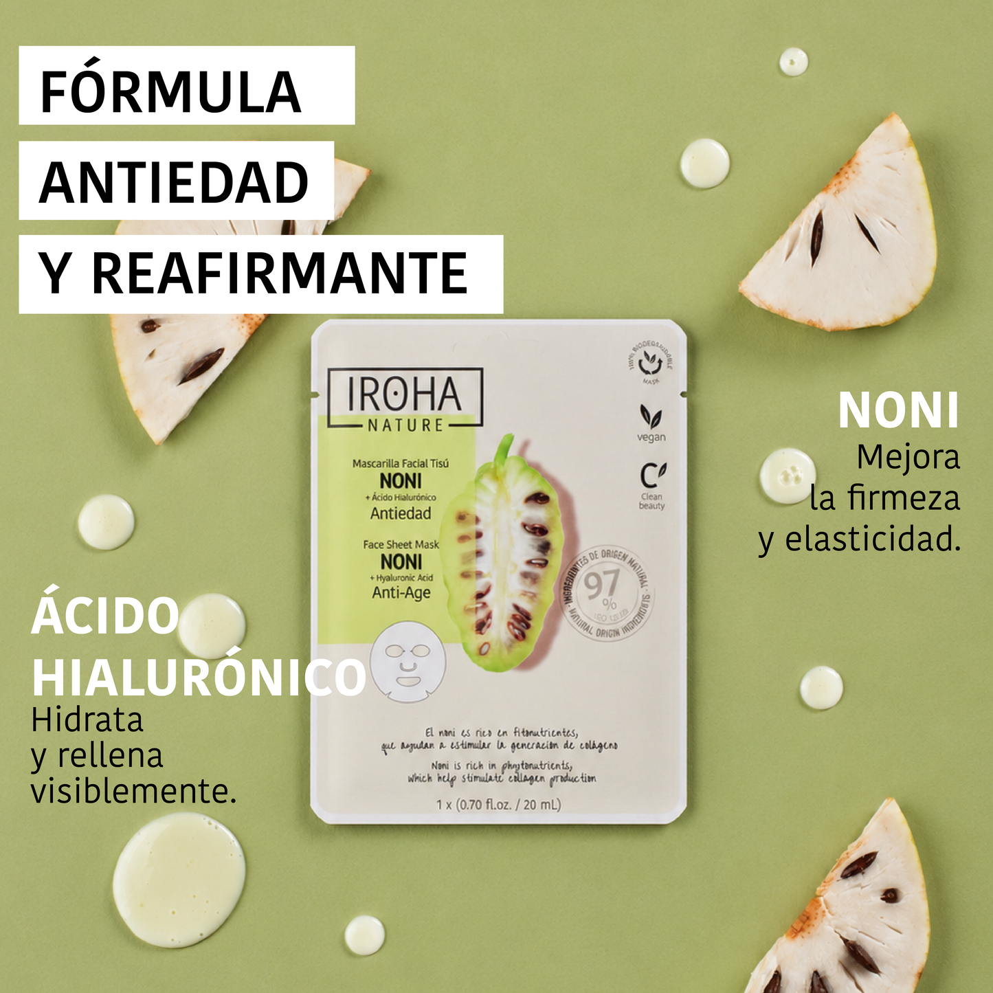 Mascarilla Antiedad con Noni