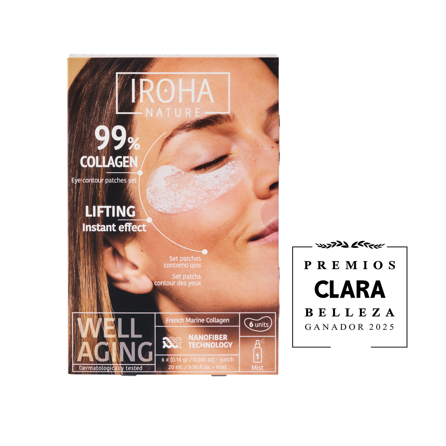 Patchs Yeux 99 % Collagène