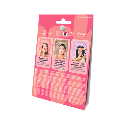 Lot MASK PARTY – Kit 3 Masques en Tissu