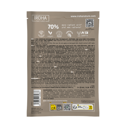 Patchs contour des yeux anti-âge GOLD + Peptides