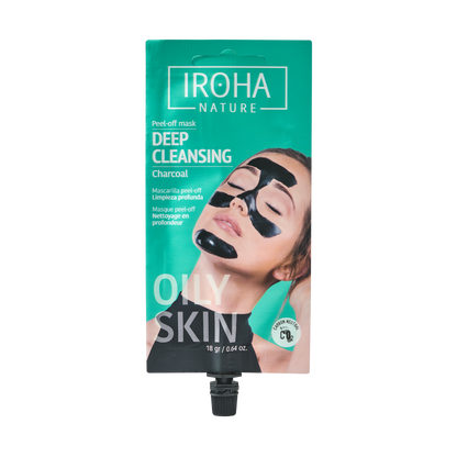 Masque peel-off au charbon nettoyant en profondeur
