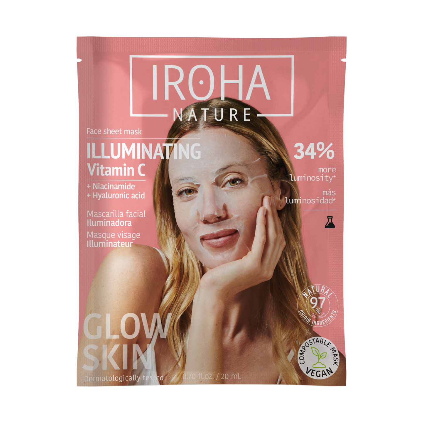 Masque illuminateur à la vitamine C