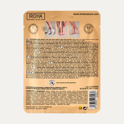 Les Chaussettes Masque Réparatrices Pêche